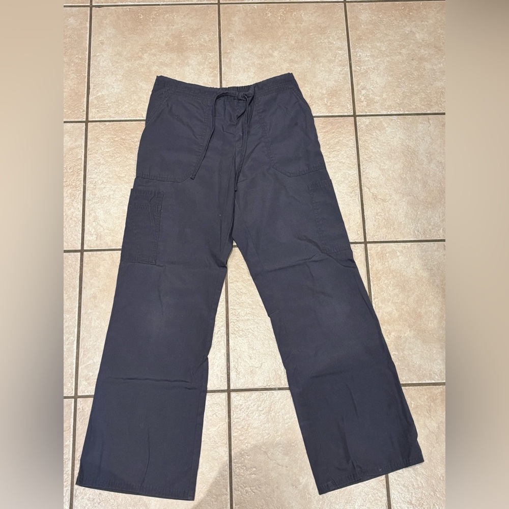 Pair of grey scrub pants